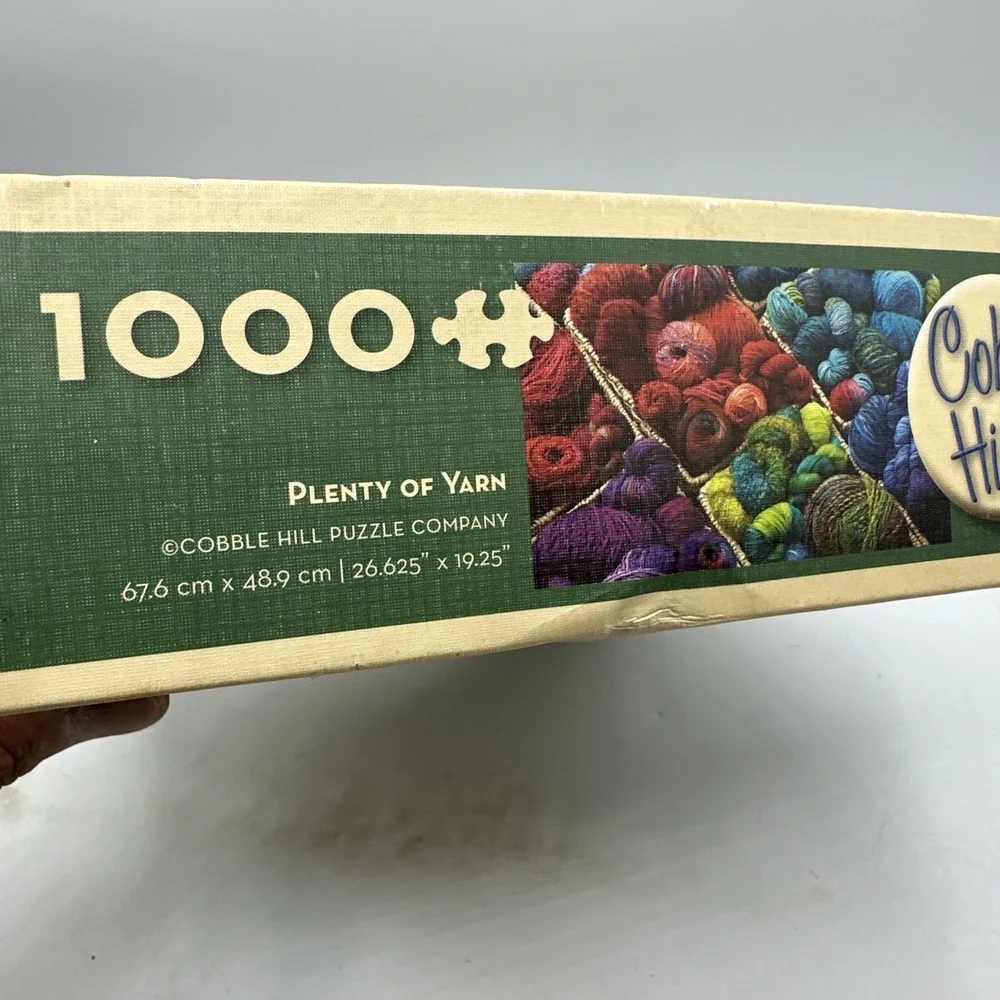 Cobble Hill Plenty Of Yarn‎ 1000 pc Premium Jigsaw Puzzle, Used 2022